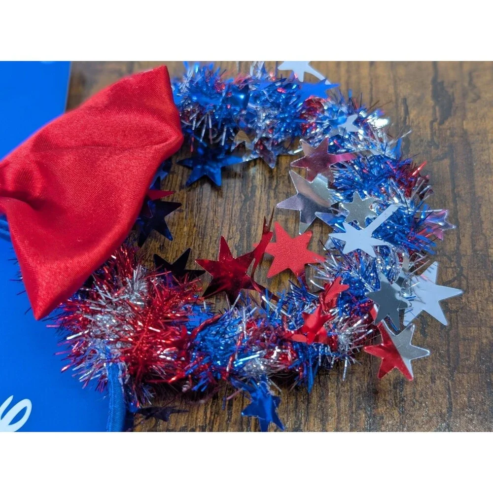 Disney Minnie Mouse Ears Americana Collection July 4th  New